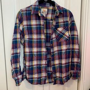 Multicolored flannel
